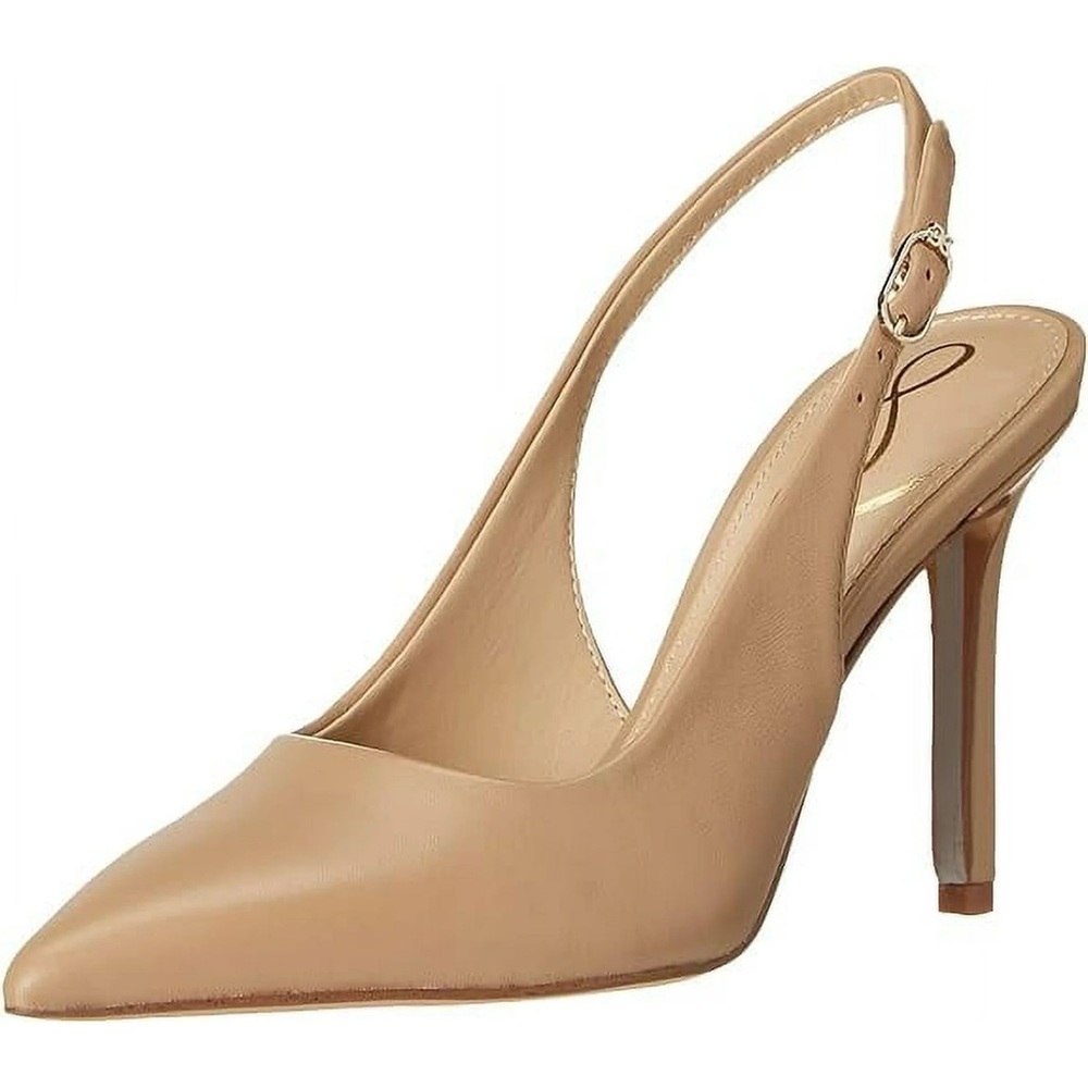 NWT Sam Edelman Hazel Slingback Pump in Beige Leather Size 6